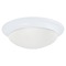 Generation Lighting Nash 14-Inch Flush Mount in White by Generation Lighting 75435-15