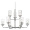 Satco Lighting Sommerset Brushed Nickel Chandelier by Satco Lighting 60/7179