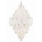 Crystorama Lighting Crystorama Lighting Addis Aged Brass Chandelier ADD-319-AG-WH