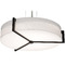 AFX Lighting Afx Lighting Apex Satin Nickel LED Pendant Light with Drum Shade APP3044L5AJUDES-LW