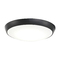 Minka Aire Simple Flush LED Fan Light Kit in Coal Black by Minka Aire K9873L-CL