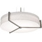 AFX Lighting Afx Lighting Apex Satin Nickel LED Pendant Light with Drum Shade APP3044L5AJUDWG-LW
