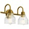 Kichler Lighting Avery 14.75-Inch Natural Brass Vanity Light by Kichler Lighting 45972NBR