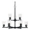 Satco Lighting Bransel Matte Black Chandelier by Satco Lighting 60/7289
