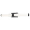 Z-Lite Z-Lite Egon Matte Black LED Vertical Bathroom Light 1015-32W-MB-LED