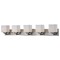 Z-Lite Quube Brushed Nickel Bathroom Light by Z-Lite 2104-5V
