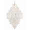 Crystorama Lighting Crystorama Lighting Addis Polished Chrome Chandelier ADD-319-CH-WH