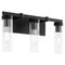 Quorum Lighting Kilbey Matte Black Bathroom Light by Quorum Lighting 533-3-59