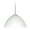 Besa Lighting Besa Lighting Tessa Satin Nickel LED Pendant Light 1JT-420107-LED-SN