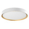 Kuzco Lighting Kuzco Lighting Essex White / Gold LED Flushmount Light FM43920-WH/GD-5CCT