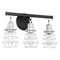 Craftmade Lighting Thatcher Flat Black & Brushed Polished Nickel Bathroom Light by Craftmade Lighting 50603-FBBNK