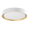 Kuzco Lighting Kuzco Lighting Essex White / Gold LED Flushmount Light FM43916-WH/GD-5CCT
