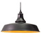 Vaxcel Lighting Vaxcel Lighting Dorado Dark Bronze & Light Gold Barn Light T0373