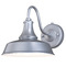 Vaxcel Lighting Vaxcel Lighting Dorado Satin Silver & White Barn Light T0370