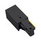 WAC Lighting W Track 120V Right Live End Connector in Black by WAC Lighting WEDR-BK