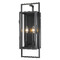 Z-Lite Lucian Black Outdoor Wall Light by Z-Lite 598M-BK