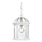 Nuvo Lighting Outdoor Hanging Light with Clear Glass in White by Nuvo Lighting 60/4977