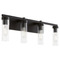Quorum Lighting Kilbey Matte Black Bathroom Light by Quorum Lighting 533-4-59