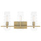 Designers Fountain Lighting Designers Fountain Bergen Beach Brushed Gold Bathroom Light D256M-3B-BG
