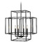Z-Lite Titania Matte Black Pendant by Z-Lite 454-22MB