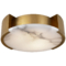 Visual Comfort Signature Collection Melange 14-Inch Flush Mount in Brass by Visual Comfort Signature KW4012AB