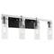 Quorum Lighting Kilbey Matte Black & Chrome Bathroom Light by Quorum Lighting 533-4-5914