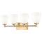 Z-Lite Z-Lite Oren Modern Gold Bathroom Light 7004-4V-MGLD