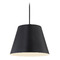 Z-Lite Z-Lite Lilly Matte Black Pendant Light with Empire Shade 2307-24MB