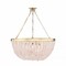 Metropolitan Lighting Flotsam 8-Light Gemstone Pendant in Brass by Metropolitan N9633