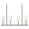 Capital Lighting Averitt Linear Chandelier in Matte Black by Capital Lighting 855241MB-550