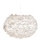 UMAGE UMAGE White Pendant Light with White Feather Shade 3002_4007