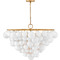 Fredrick Ramond Marabel 48-Inch Chandelier in Distressed Brass by Fredrick Ramond FR41568DA