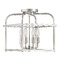 Meridian 12-Inch Semi-Flush Mount in Polished Nickel by Meridian M60061PN