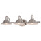 Vaxcel Lighting Vaxcel Lighting Akron Satin Nickel & Matte White Bathroom Light W0377