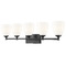 Z-Lite Z-Lite Oren Matte Black Bathroom Light 7004-5V-MB