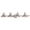 Vaxcel Lighting Vaxcel Lighting Akron Satin Nickel & Matte White Bathroom Light W0378