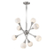 Z-Lite Tian Brushed Nickel Pendant by Z-Lite 616-8C-BN