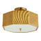 Arteriors Home Lighting Grespan 17-Inch Semi-Flush Mount in Antique Brass by Arteriors Home 44763