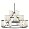 Visual Comfort Signature Collection Aerin Trevi XL Chandelier in Black & Gild by Visual Comfort Signature ARN5285BLKGLBT