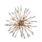 Elk Lighting Mid-Century Modern Cluster Chandelier Gold Serendipity by Elk Lighting 11114/9