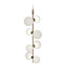Visual Comfort Modern Collection ModernRail Pendant in Aged Brass with Surface Canopy by Visual Comfort Modern 700MDP3GRS