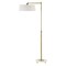 Uttermost Lighting The Uttermost Company Branch Out Brushed Brass & White Floor Lamp with Empire Shade 30417-1