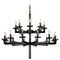 Visual Comfort Signature Collection Kelly Wearstler Liaison Chandelier in Bronze by VC Signature KW5201BZ