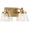 Progress Lighting Hinton 15.50-Inch Bath Light in Vintage Brass by Progress Lighting P300349-163