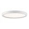 Quoizel Lighting Outskirts 11-Inch LED Flush Mount in White Lustre by Quoizel Lighting OST1711W