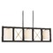 Nuvo Lighting Boxer Matte Black & Antique Silver Linear Light by Nuvo Lighting 60/6133