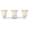 Design Classics Lighting Bathroom Light with Mosaic Glass in Chrome Finish 703-26 GL9222-M