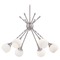 George Kovacs Lighting Pontil 6-Light Chandelier in Brushed Nickel by George Kovacs P1806-084