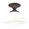 Hudson Valley Lighting Petersburg Semi-Flush Mount in Old Bronze by Hudson Valley Lighting 3409F-OB