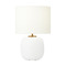 Visual Comfort Studio Collection Fanny Wide Table Lamp in Matte White by Visual Comfort Studio HT1071MWC1